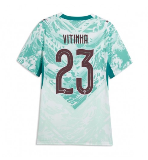 Portugali Vitinha #23 Vieraspaita Naisten MM-kisat 2026 Lyhythihainen Portugali Vitinha #23 Vieraspaita Naisten MM-kisat 2026 Lyhythihainen